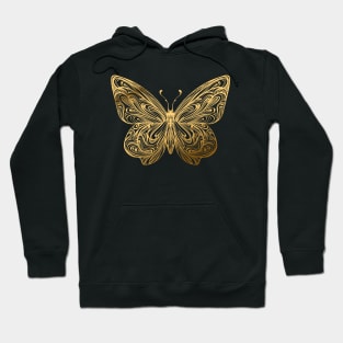 Gold Butterfly Hoodie